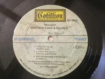 Emerson, Lake & Palmer - Trilogy - LP 2