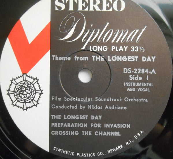 Film Spectacular Soundtrack Orchestra Conducted By Niklos Andriano - Theme From The Longest Day And The Sounds Of D-Day To VE-Day In Dramatic Stirring Music! - LP 3
