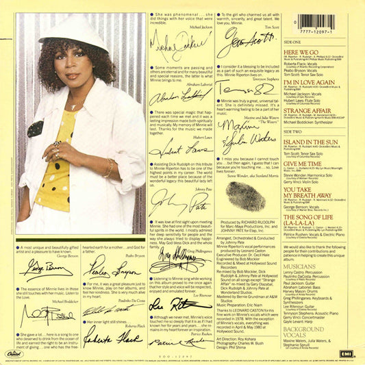 Minnie Riperton - Love Lives Forever - LP 2