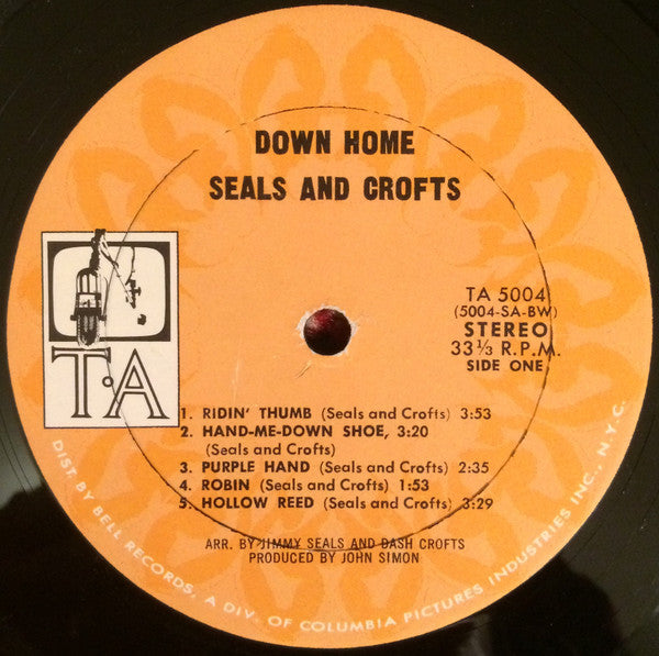 Seals & Crofts - Down Home - LP 3