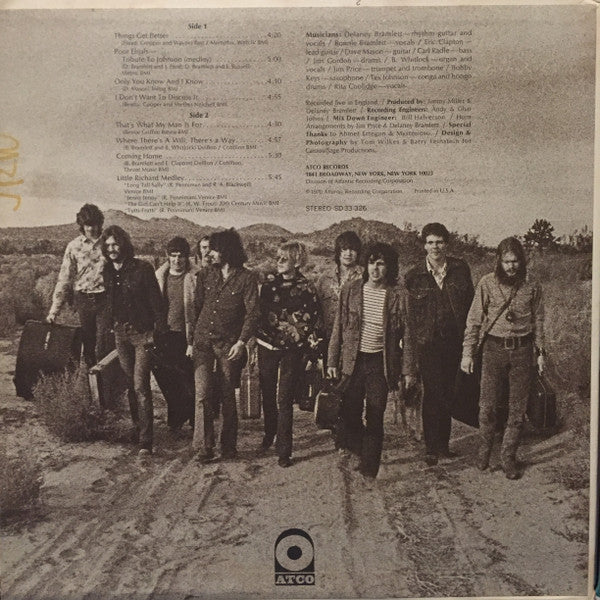 Delaney & Bonnie & Friends With Eric Clapton - On Tour - LP 2