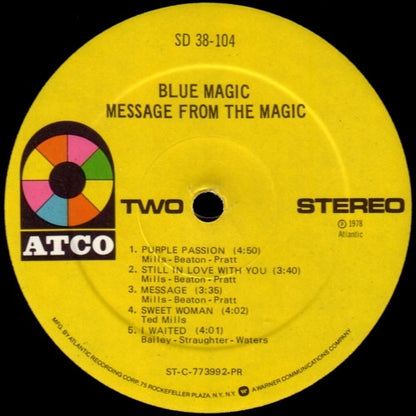 Blue Magic - Message From The Magic - LP 4