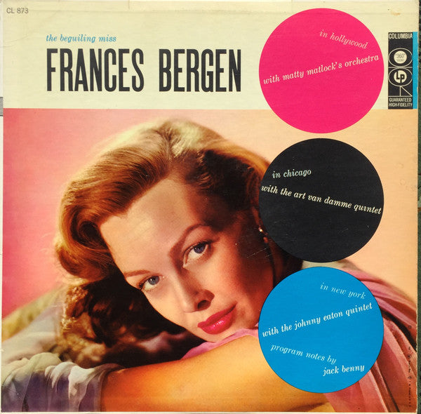 Frances Bergen - The Beguiling Miss - VINTAGE vinyl record for sale