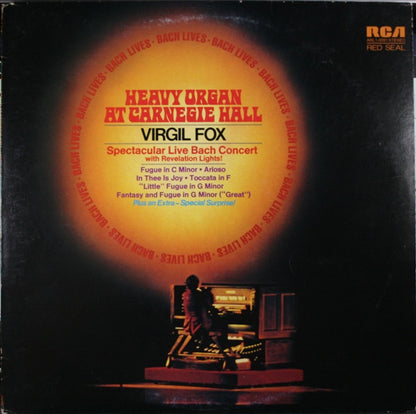 Virgil Fox - Heavy Organ at Carnegie Hall - VINTAGE vinyl record for sale