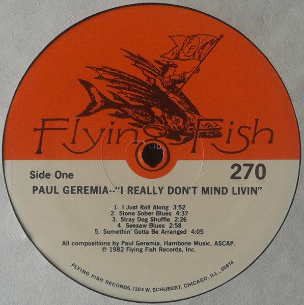 Paul Geremia - I Really Don't Mind Livin' - LP 3