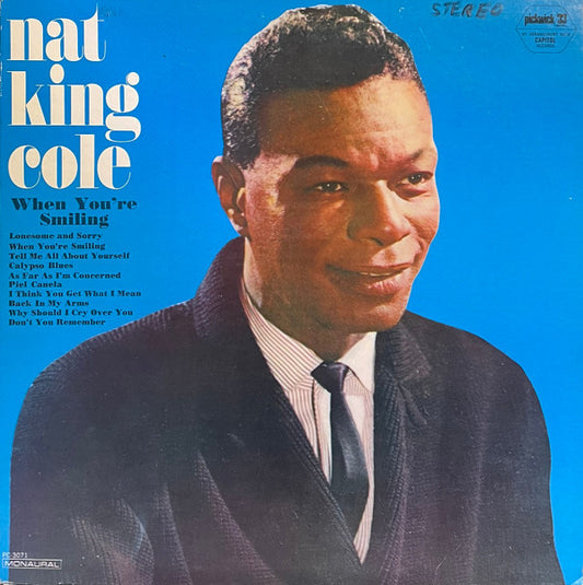 Nat King Cole - When You're Smiling - VINTAGE vinyl record for sale
