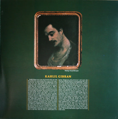 Kahlil Gibran Featuring Richard Harris Music Composed By Arif Mardin - The Prophet - LP 3