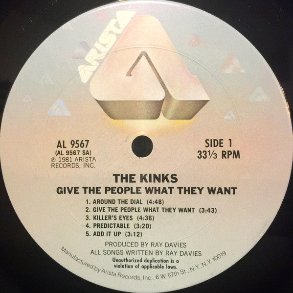 The Kinks - Give The People What They Want - LP 3