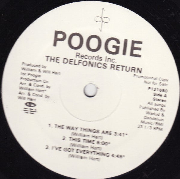 The Delfonics - Delfonics Return - LP 3