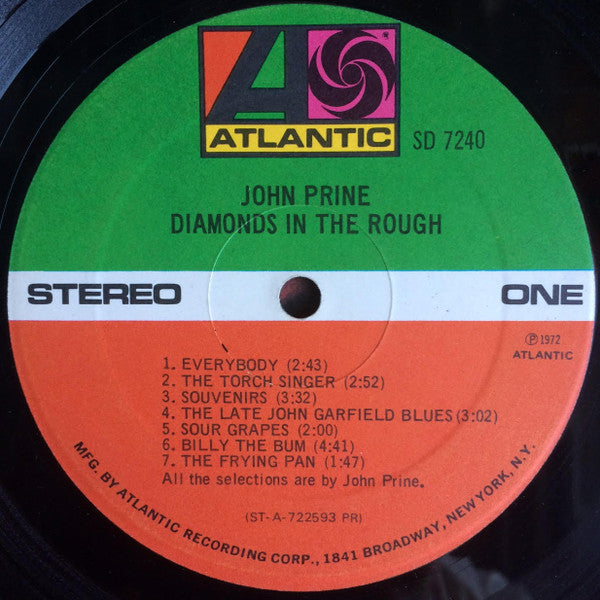 John Prine - Diamonds In The Rough - LP 3