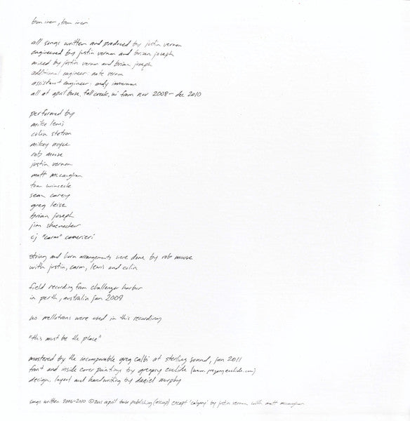Bon Iver - Bon Iver, Bon Iver - LP 2