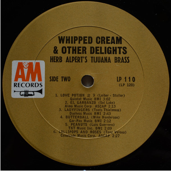 Herb Alpert's Tijuana Brass - Whipped Cream & Other Delights - LP 4