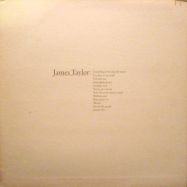 James Taylor - Greatest Hits - VINTAGE vinyl record for sale