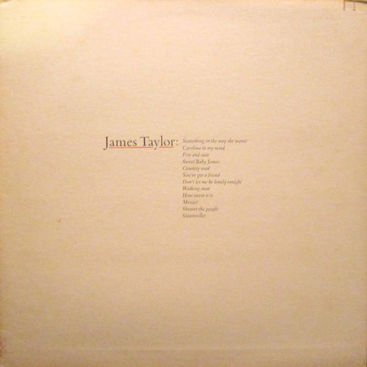 James Taylor - Greatest Hits - VINTAGE vinyl record for sale