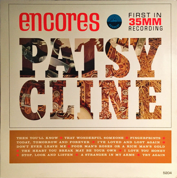 Patsy Cline - Encores - VINTAGE vinyl record for sale