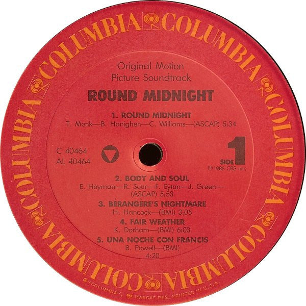 Herbie Hancock, Various - Round Midnight - Original Motion Picture Soundtrack - LP 3