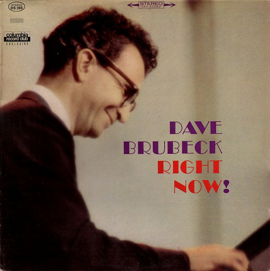 Dave Brubeck - Right Now! - VINTAGE vinyl record for sale