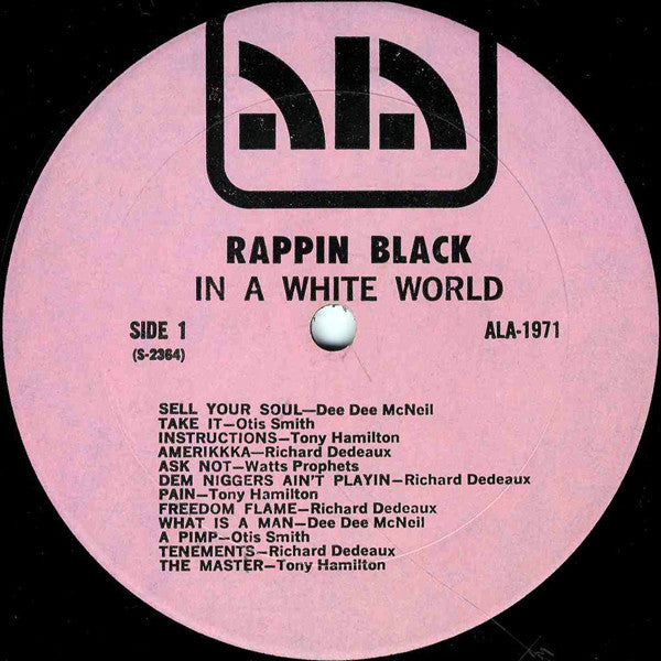 The Watts Prophets - Rappin' Black In A White World - LP 3