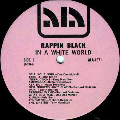 The Watts Prophets - Rappin' Black In A White World - LP 3