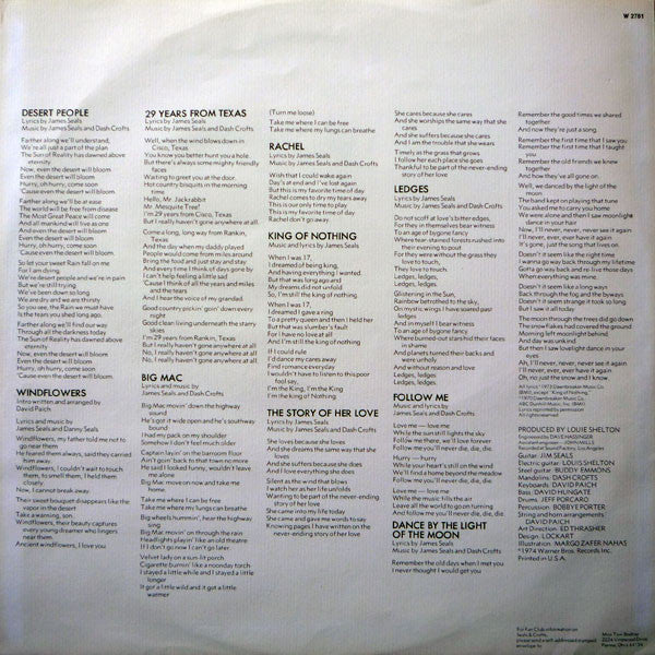 Seals & Crofts - Unborn Child - LP 3