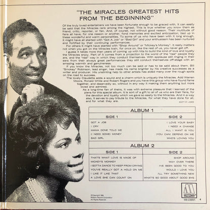 The Miracles - Greatest Hits From The Beginning - LP 3