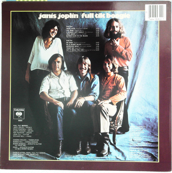 Janis Joplin - Pearl - LP 2