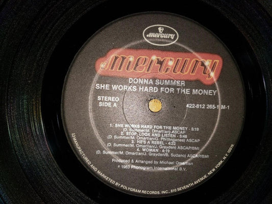 Donna Summer - She Works Hard For The Money - Vinyl, LP, Album, Stereo