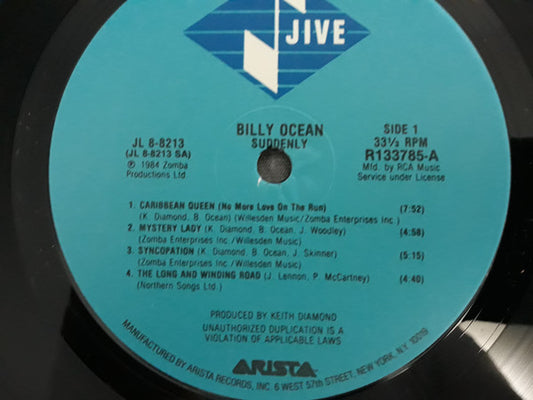 Billy Ocean - Suddenly - LP 2