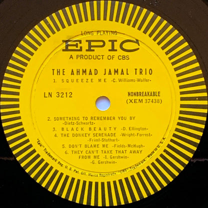 The Ahmad Jamal Trio - The Ahmad Jamal Trio - LP 4
