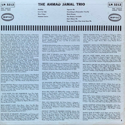 The Ahmad Jamal Trio - The Ahmad Jamal Trio - LP 2