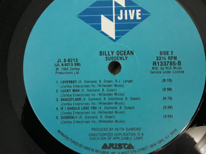 Billy Ocean - Suddenly - LP 3