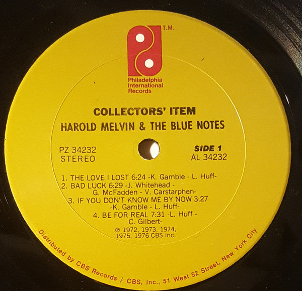 Harold Melvin & The Blue Notes - Collectors' Item - LP 4