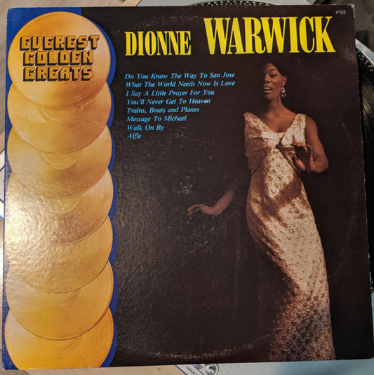 Dionne Warwick - Everest Golden Greats - LP