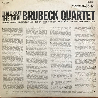 The Dave Brubeck Quartet - Time Out - LP 2