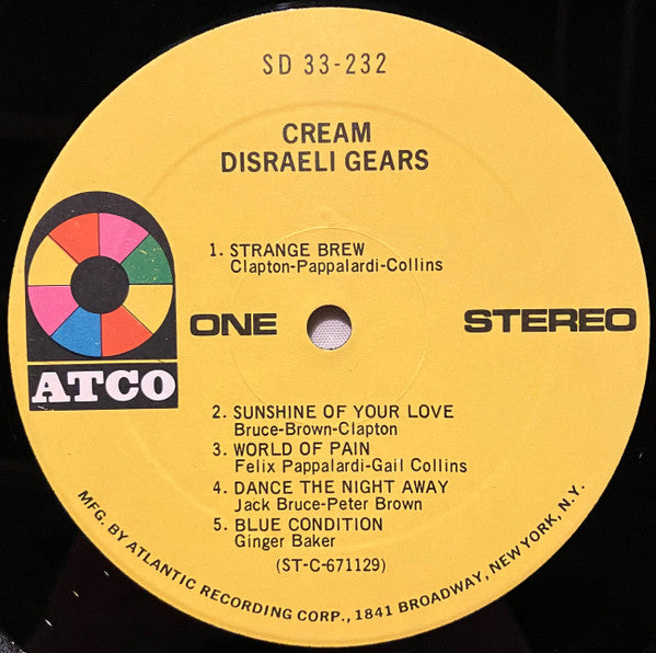 Cream - Disraeli Gears - LP 3