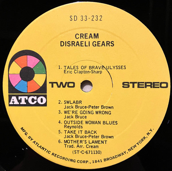 Cream - Disraeli Gears - LP 4