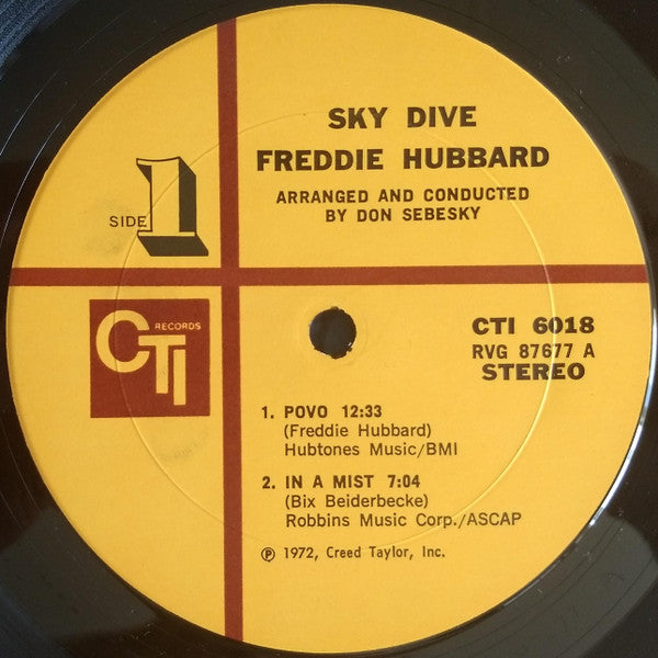 Freddie Hubbard - Sky Dive - LP 4