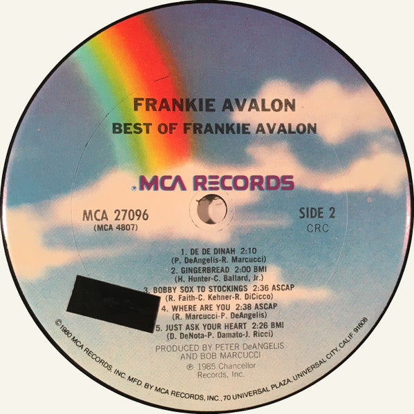 Frankie Avalon - Best Of Frankie Avalon - LP 4