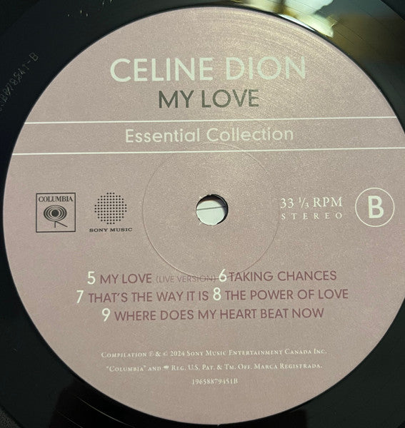 Celine Dion - My Love Essential Collection - LP 4