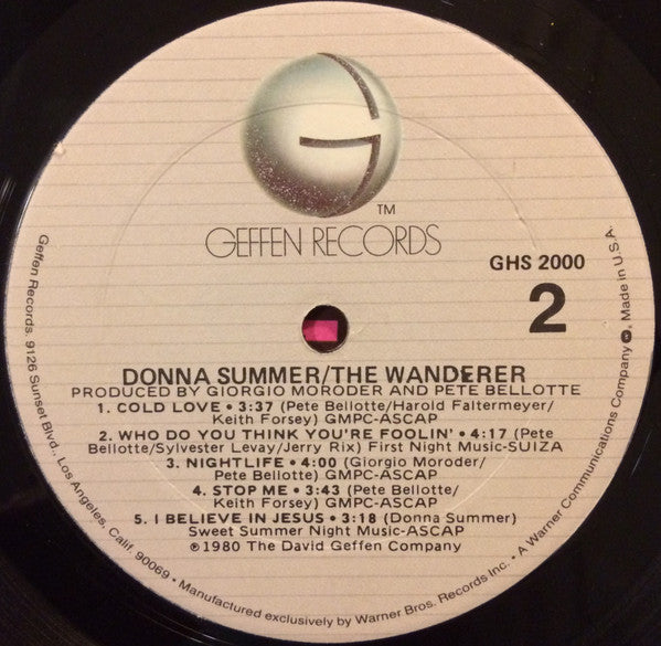Donna Summer - The Wanderer - Vinyl, LP, Album 4