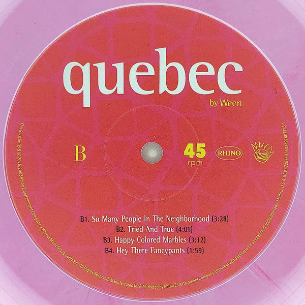 Ween - Quebec - LP 4
