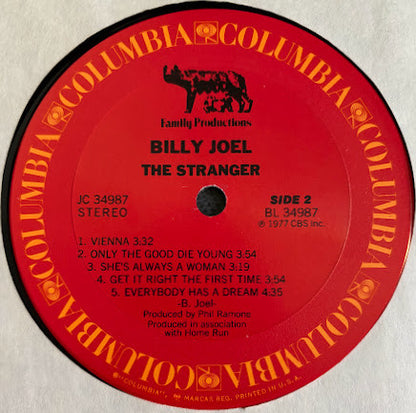 Billy Joel - The Stranger - LP 4