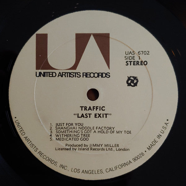 Traffic - Last Exit - LP 3