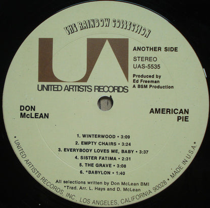 Don McLean - American Pie - LP 4