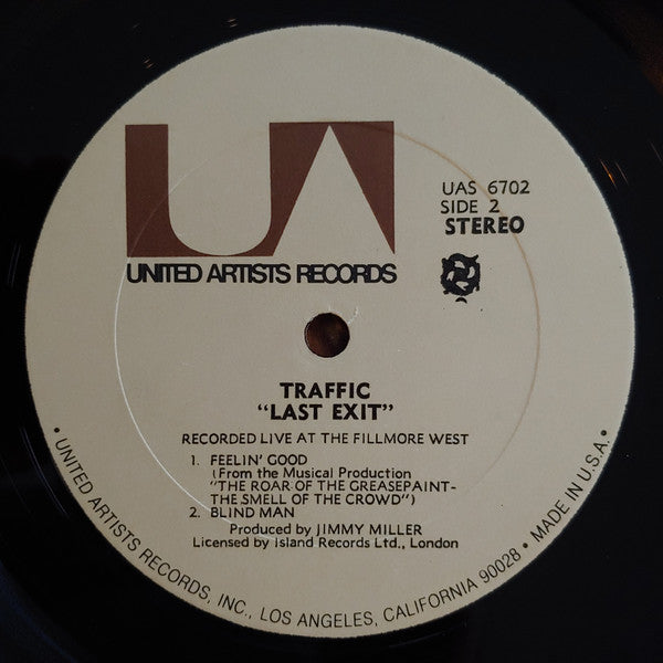 Traffic - Last Exit - LP 4