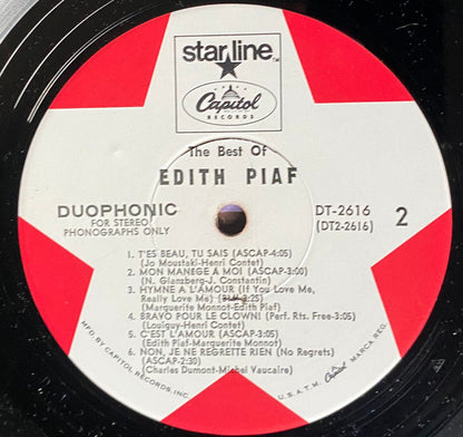 Edith Piaf - The Best of Edith Piaf - LP 4