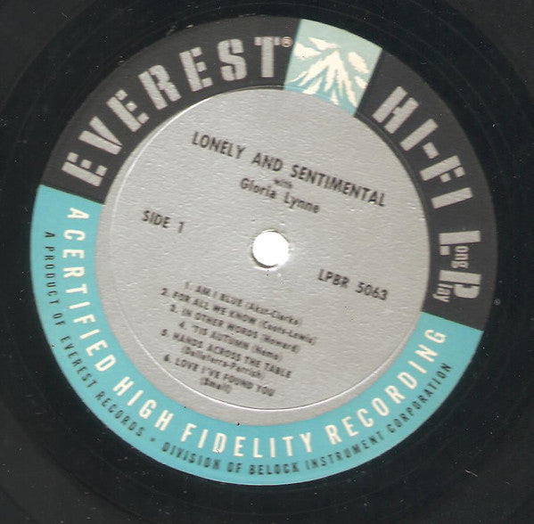 Gloria Lynne - Lonely And Sentimental - LP 2