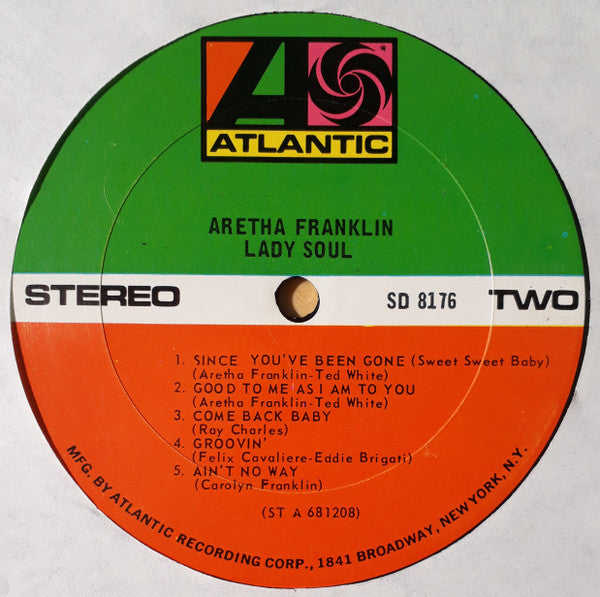 Aretha Franklin - Lady Soul - LP 4
