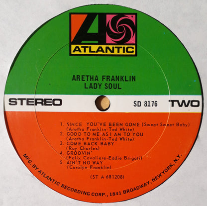 Aretha Franklin - Lady Soul - LP 4