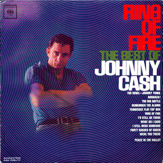 Johnny Cash - Ring of Fire - VINTAGE vinyl record for sale